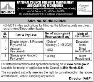 NCHMCT-Advertisement-2024