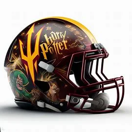 Arizona State Sun Devils Harry Potter Concept Football Helmet