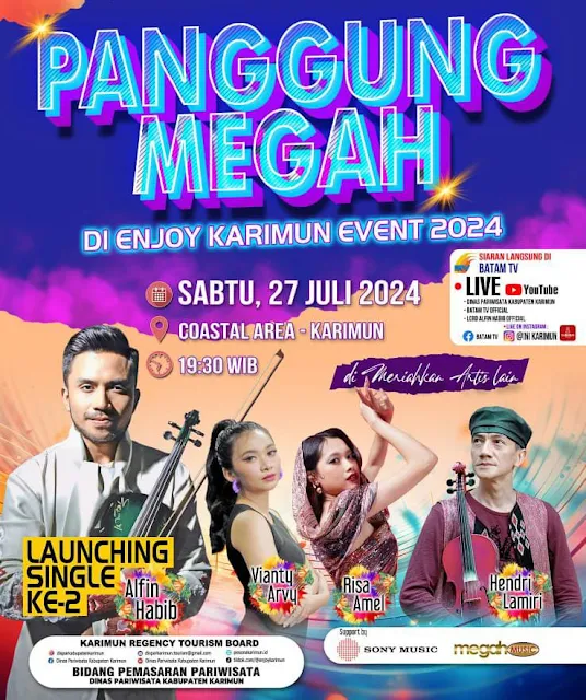 Dispar Karimun Gandeng Sony Music Bakal Gelar Event Panggung Megah 2024