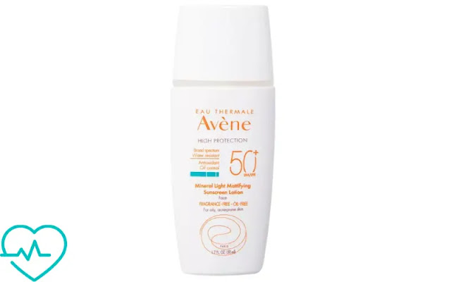 AVÈNE MINERAL ultra-Light hydrating sunscreen lotion SPF 50 best sunscreen for face, best sunscreen for oily skin, best sunscreen for dry skin, best sunscreen for very sensitive skin, best sunscreens for combination skin