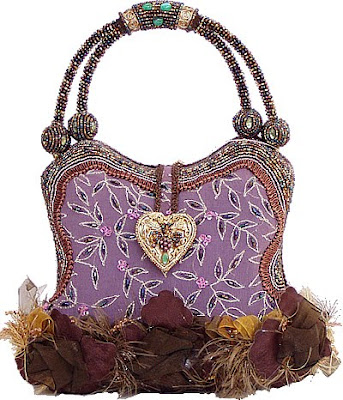 Mary Frances Bag Berry Beautiful