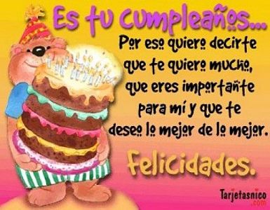 mensajes de felicitaciones de cumpleaños