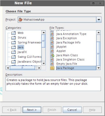 Kelas Informatika - Membuat Package Baru