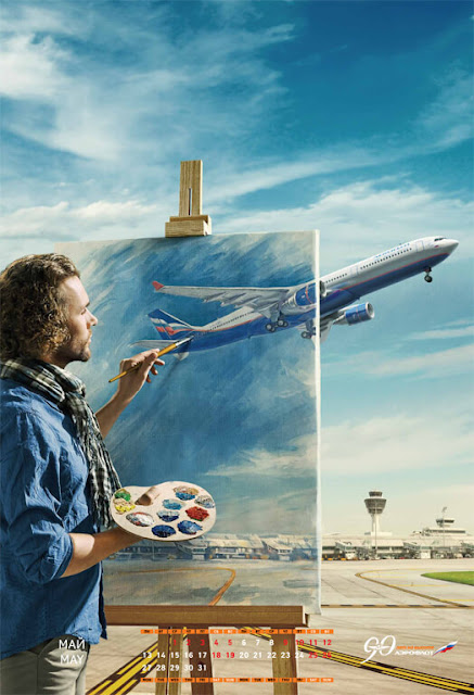 Aeroflot Kalender 2013 - bombastic airlines