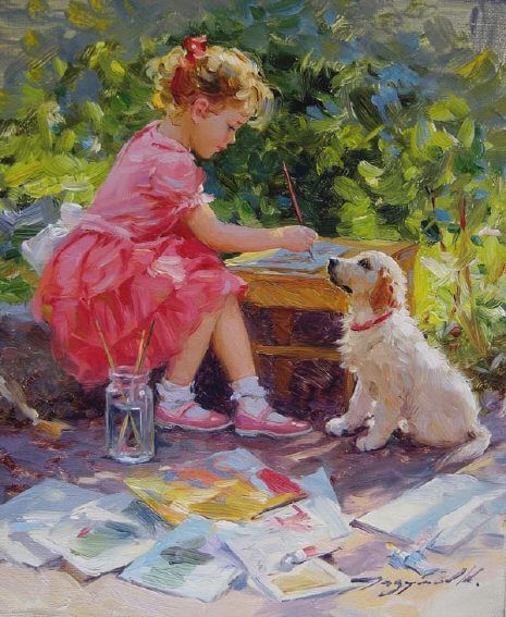 Konstantin Razumov childhood painting