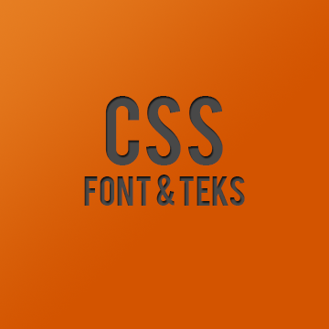 Font dan Text pada CSS