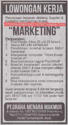 loker Graha Menara Makmur