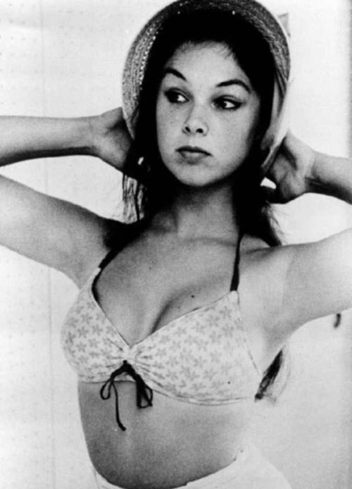 Yvonne Craig, in character as Batgirl and on the beach in the 1960s. -  Awesome