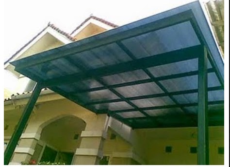 Jasa Pembuatan Canopy Rumah Minimalis Palembang | Bengkel Las Kota ...