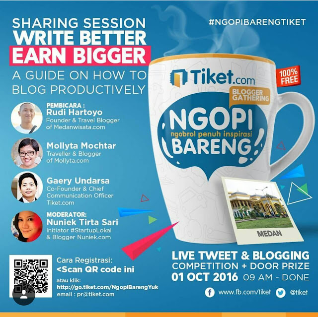 Serunya Ngopi Bareng Tiket.com di Medan