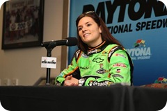 2009 Daytona Dec ARCA Test Danica Patrick news conference