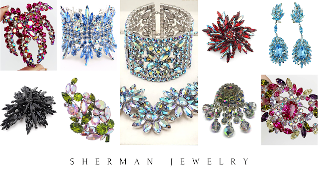 Sherman Rhinestone Jewelry Gallery