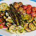 Grilled Vegetable Platter with Lemon, Garlic and Mint