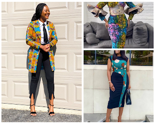 Classy and beautiful corporate Ankara styles