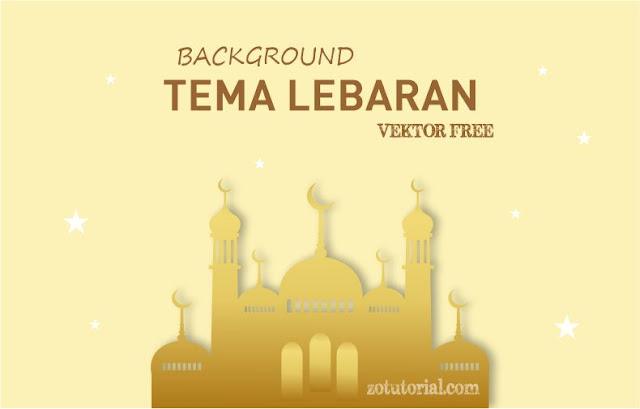 Download Gambar Masjid Background tema Idul Fitri