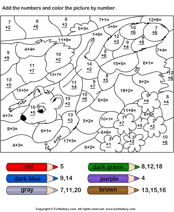coloring pages for kids free printable numbers preschool worksheets 