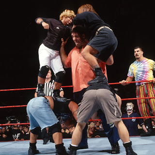 El gigante Silva en un combate de la WWE