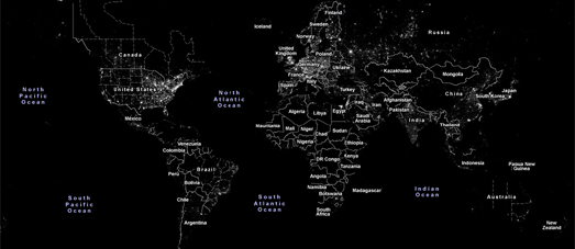 One of the biggest problems for urban astronomers is low-cal pollution New Light Pollution on Google Maps