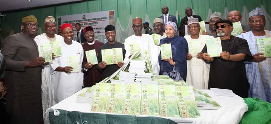 Photos: VP Osinbajo attends launch of the Green Alternative, roadmap of the Federal Ministry of Agriculture 