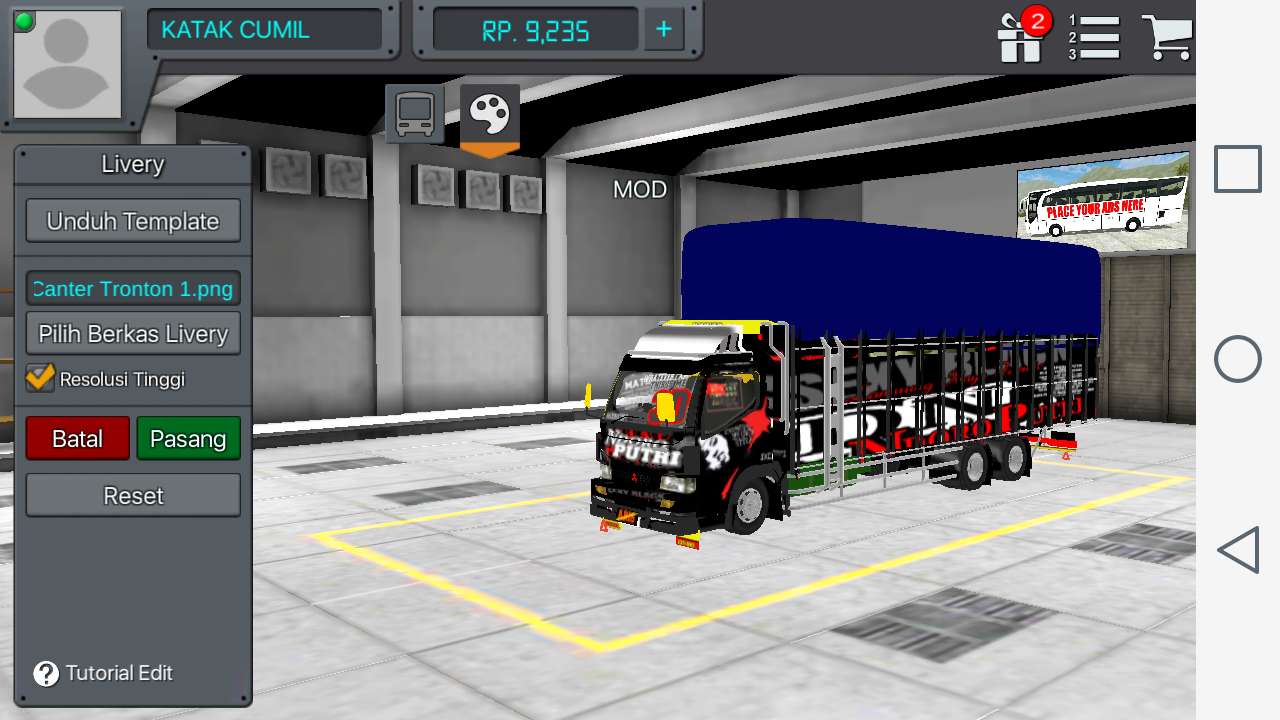 Download Mod Bussid Truk  Canter  Model Baru Kontainer 