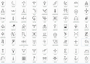 Alchemy symbols with meanings (click to enlarge)