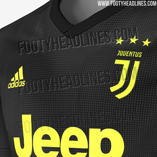 Juventus 18 19 Home Away Third Kits Leaked Revealed