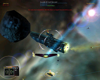 Allegiance is a team-oriented online multiplayer space combat simulation with real-time strategy (RTS) elements. Allegiance distinguishes itself by having a strategy interface that demands teamwork in order to accomplish anything. You pilot spacecraft, flying in a team with other players, defending and attacking sectors in space. Allegiance challenges your tactical ingenuity, your ability to function in a team and your prowess at blowing stuff up.