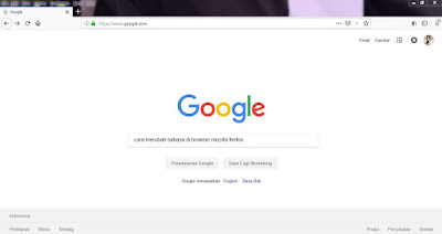 Cara Merubah Bahasa Di Browser Mozilla Firefox