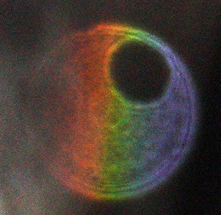 gradient color orb with hole