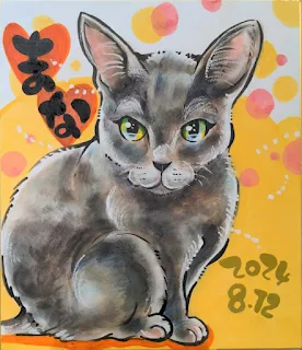 猫の似顔絵