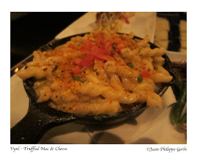 Image of Truffled Mac and cheese at Vynl in Hell's Kitchen NYC, New York