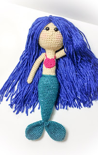 Shimmer The Mermaid By Tatiana Rodriguez Pink Crochet Design / Tatiana Pink Crochet