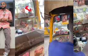Singer Davido set to surprise young tricycle driver with N1,000,000 for being his die hard fan [video]