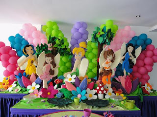 Decoracion Tinkerbell para Fiestas Infantiles, parte 4