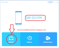 cara backup data kontak bbm android