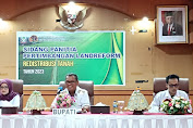 Beri Kepastian Hukum, Wabup LHD Hadiri Sidang Panitia Pertimbangan Landreform Redistribusi Tanah Kabupaten Soppeng Tahun 2023