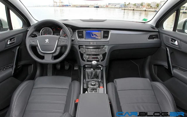 Novo Peugeot 508 2013 - painel