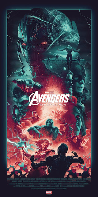 NYCC 2021 Exclusive The Avengers Infinity Saga Screen Print Series by John Guydo x Bottleneck Gallery