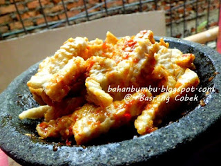 Resep Basreng (Bakso Goreng) Sambal Cobek Pedas