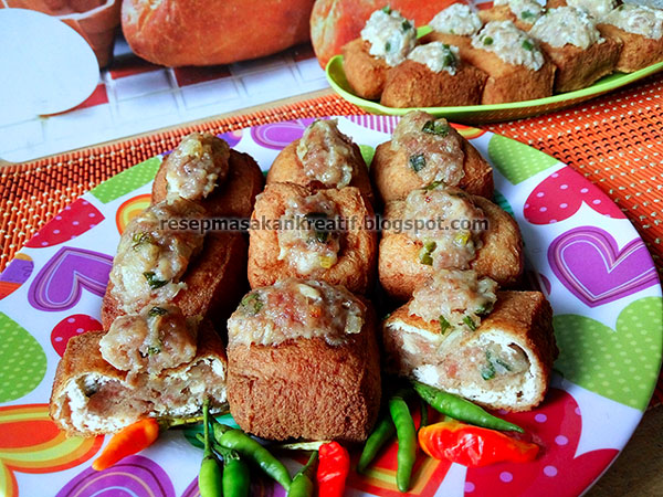 RESEP TAHU ISI BAKSO DAGING GORENG GURIH - Aneka Resep 