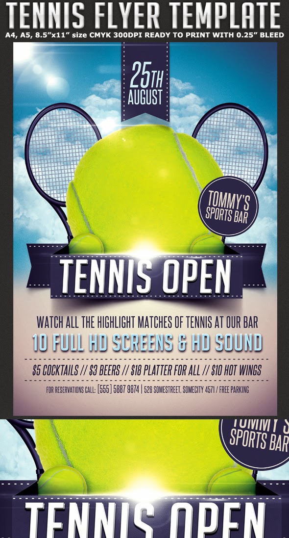  Tennis Flyer Template