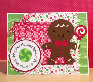 Cricut, Create-A-Critter 2, Elegant Edges, Mini Monograms, Christmas Card