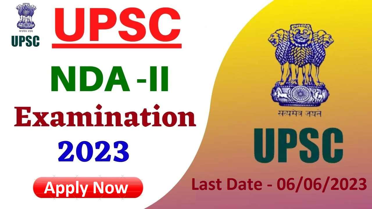 UPSC NDA Recruitment 2023 Apply Online