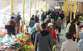 H κίνηση στην Κεντρική Αγορά της Καλαμάτας