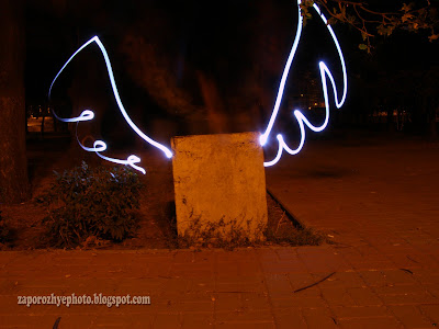 light graffiti, рисование светом