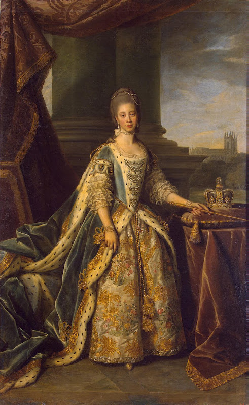 Portrait of Sophia-Charlotte by Nathaniel Dance-Holland - Portrait Paintings from Hermitage Museum