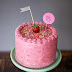 Sweetest Of Them All: Strawberries + Cream Birthday Cake