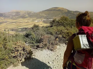 View to the village Alfarnate and it's surroundings, image for sharing the post