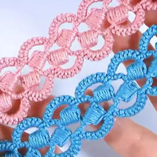 Sencillo Encaje a Crochet