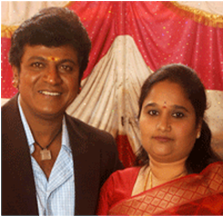 Shivrajkumar with wife Geeta